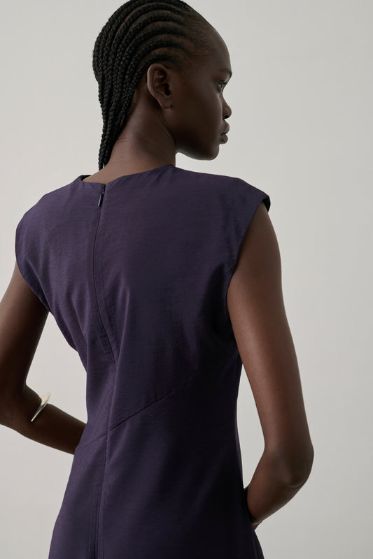 Robe Eugenie - Violet Foncé - Femme