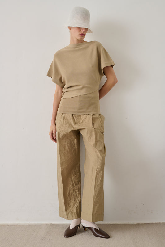 Pantalon Watson - Sable - Coton - Femme