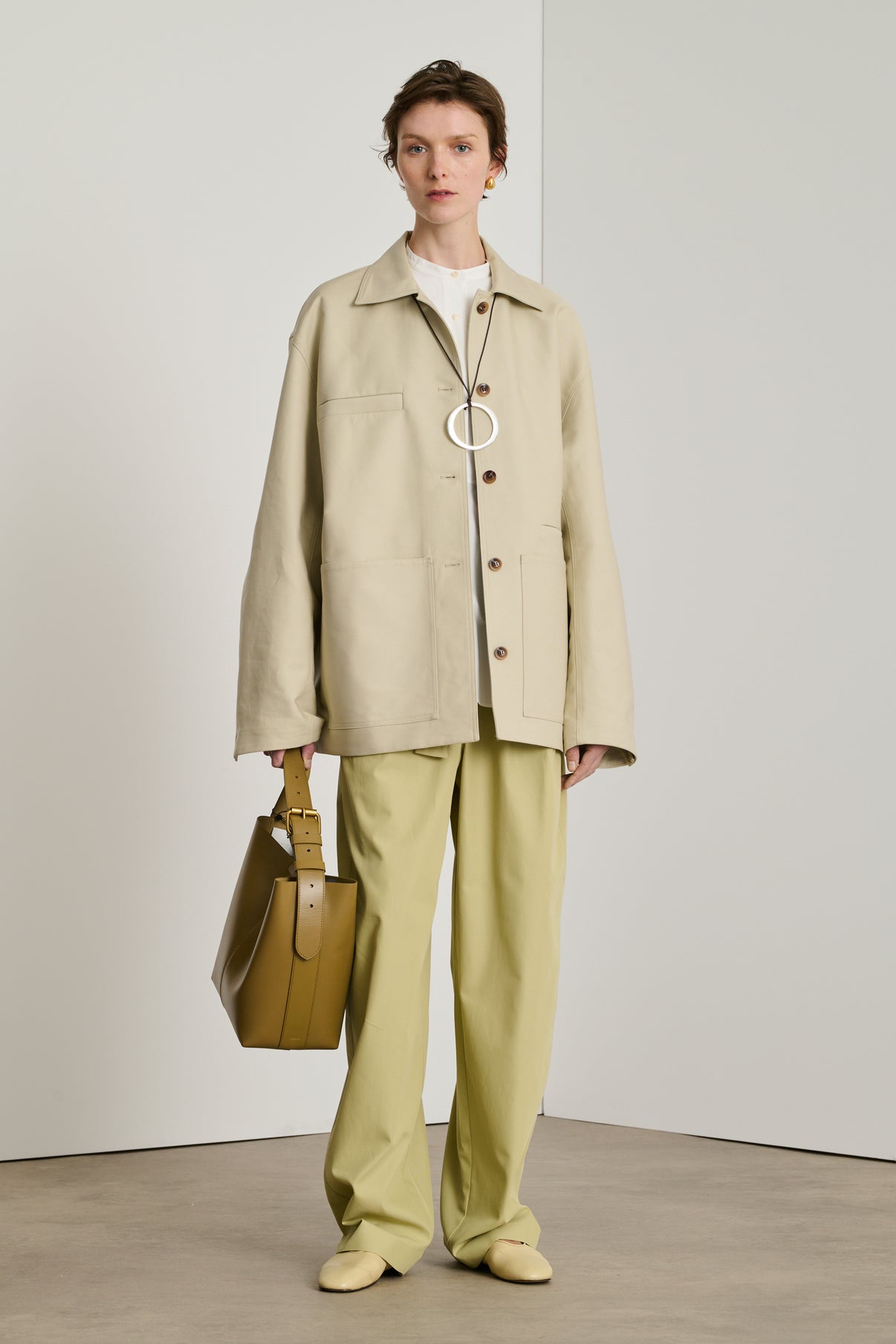 Veste Domingo - Mastic - Coton - Femme vue 5