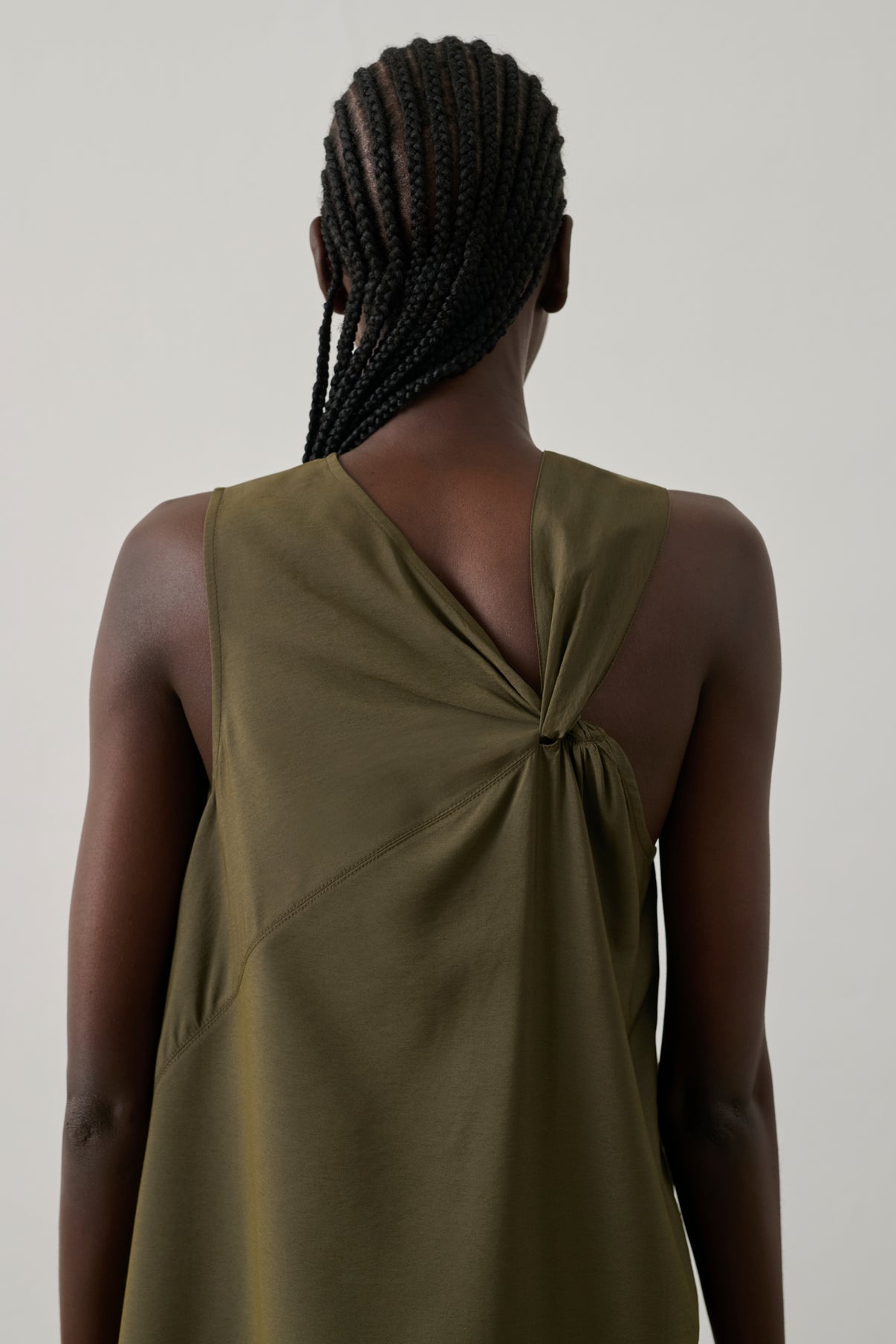 Robe Emna - Kaki - Femme vue 3