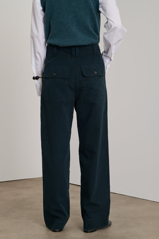 Pantalon Darryl - Ardoise Foncée - Coton - Femme
