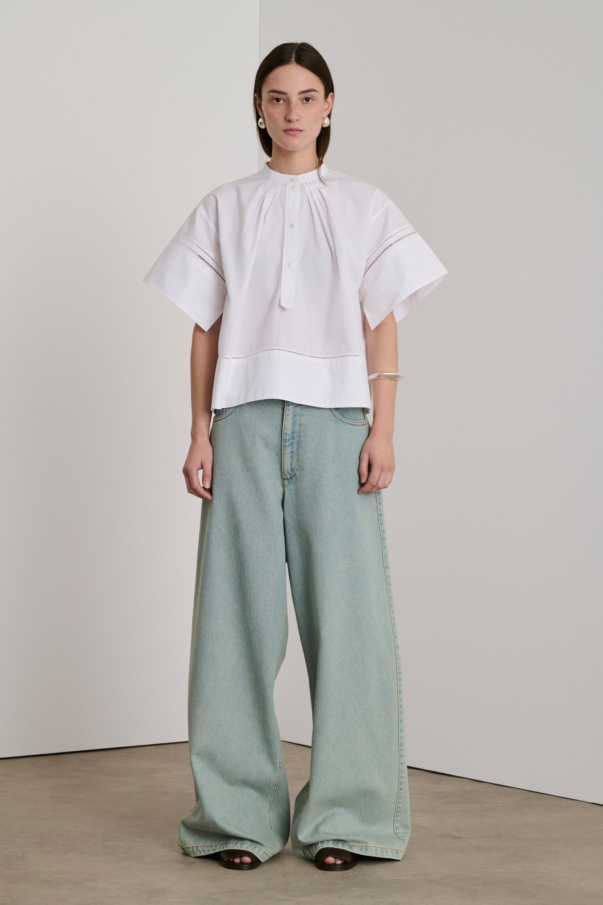 Blouse Dara - Blanc - Coton - Femme vue 1