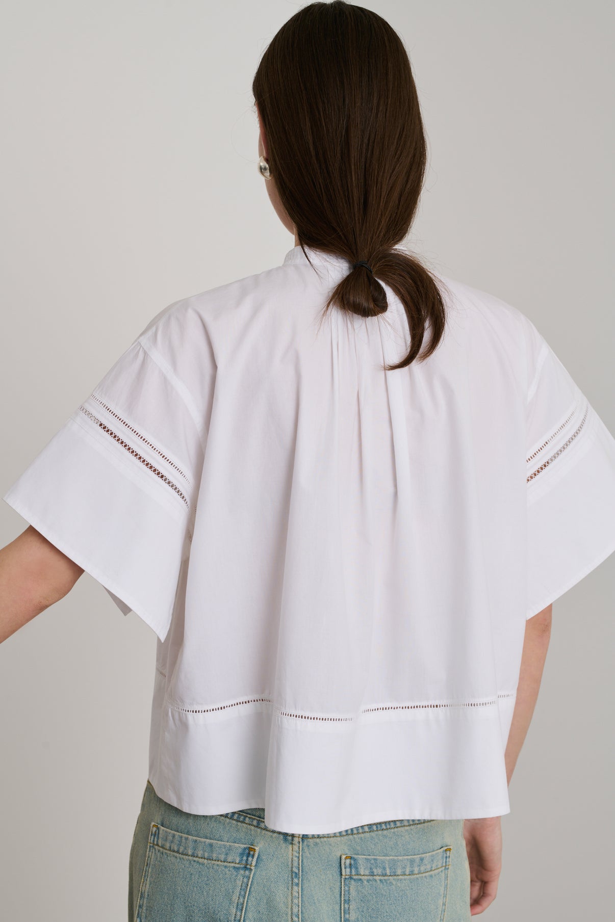 Blouse Dara - Blanc - Coton - Femme vue 4