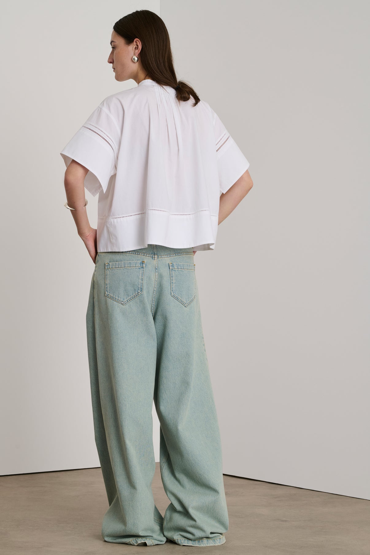 Blouse Dara - Blanc - Coton - Femme vue 3