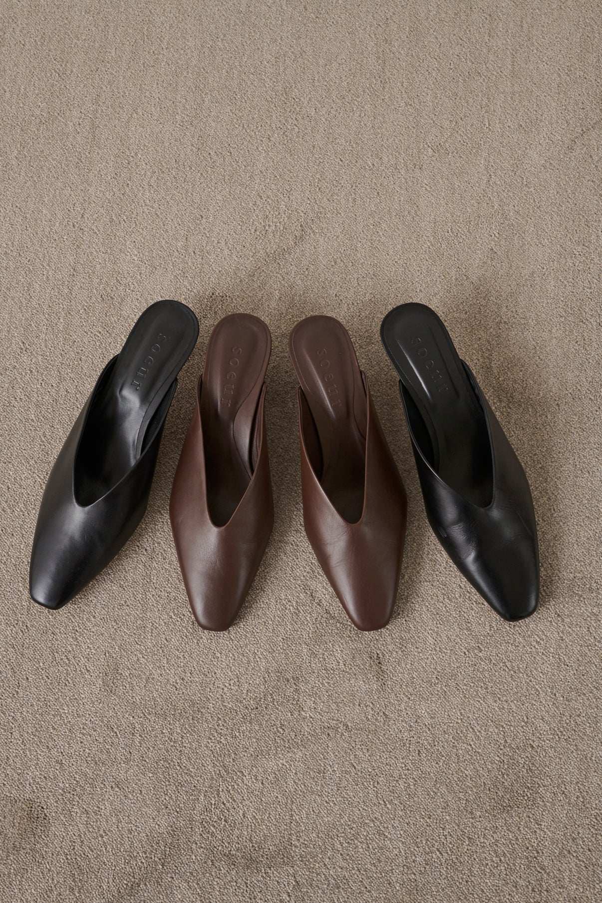 Mules Amalie - Marron - Cuir - Femme vue 7